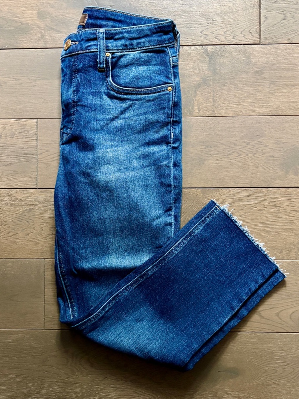 Kut from the Kloth Dark Blue High-Rise Jeans, petite